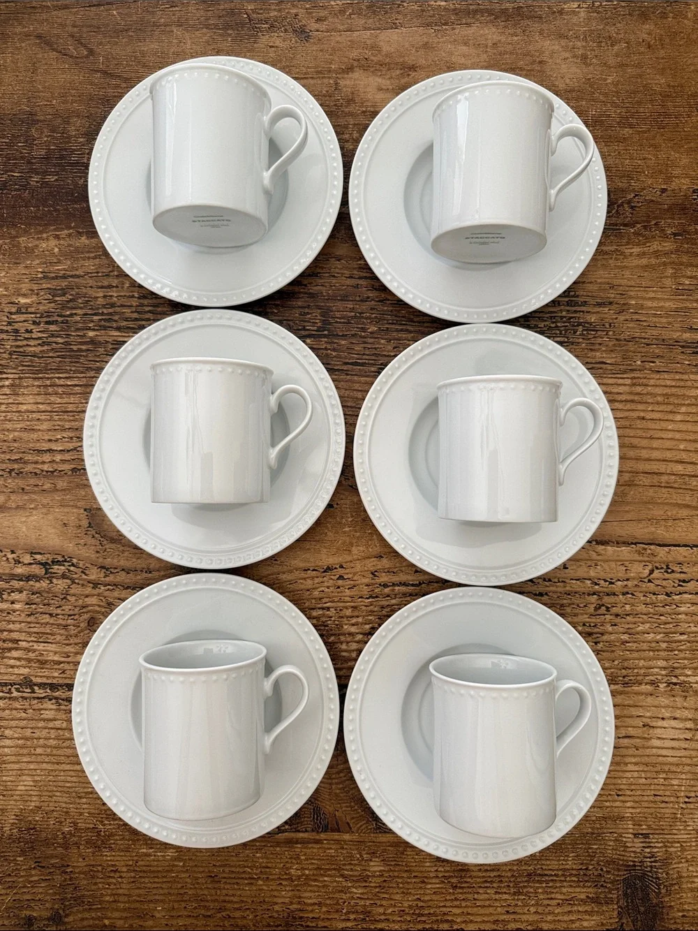 Crate&Barrel | Staccato Cups & Saucers-S6 - Picture 5 of 8